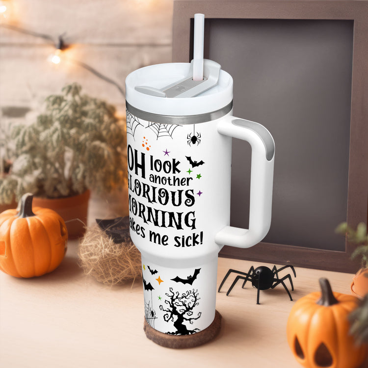 Halloween Witches Hocus Pocus 40oz Tumbler 5D Printed, Three Witches I Smell Children